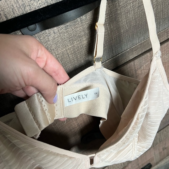 Lively Unlined Bralette, Size 2 Nude - Picture 2 of 3